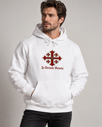 Sweat à capuche « Hierosolyma » — In Veritate Victoria