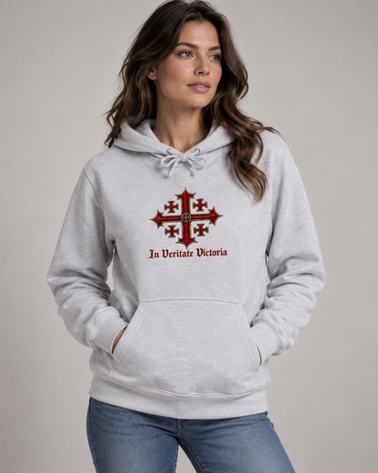 Sweat à capuche « Hierosolyma » — In Veritate Victoria