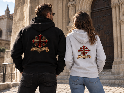 Sweat à capuche « Hierosolyma » — In Veritate Victoria