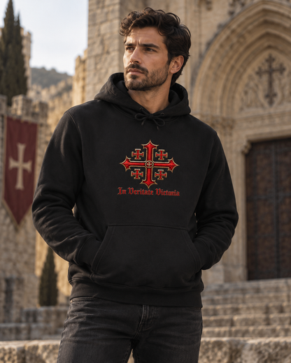 Sweat à capuche « Hierosolyma » — In Veritate Victoria