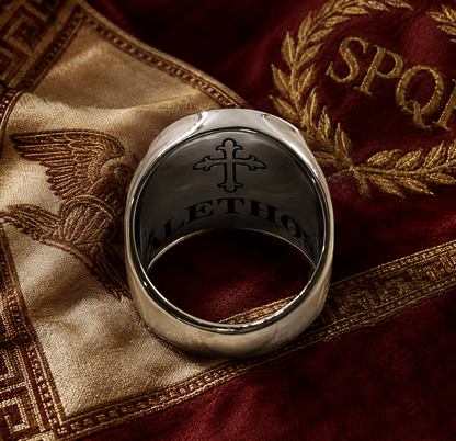 Chevalière « Saint Longin » – Le Triomphe de la Lumière