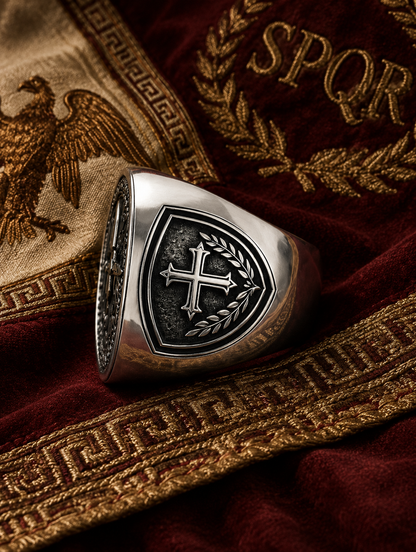 Chevalière « Saint Longin » – Le Triomphe de la Lumière