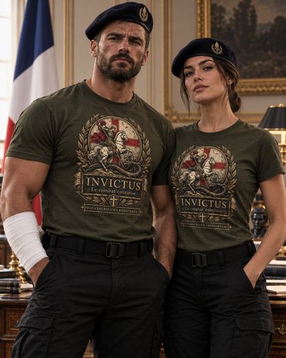 T-shirt Invictus — Le combat continue