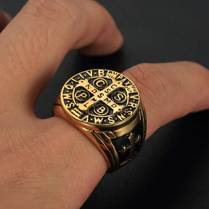 Chevalière "Nursia" – La Croix de Saint Benoît