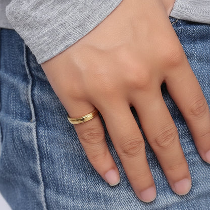 Bague "Aurelius" – L'Anneau Signature en Acier Brossé