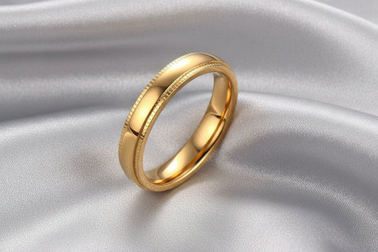 Bague "Aurelius" – L'Anneau Signature en Acier Brossé