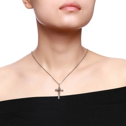 Collier "Stauros" – Les Croix Entrelacées pour le Couple ou format Unique