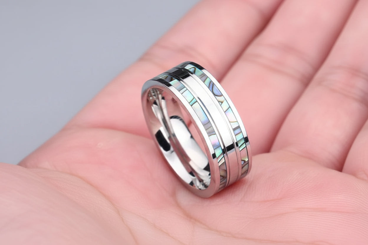 Bague "Aethel" – L'Éclat du Titane