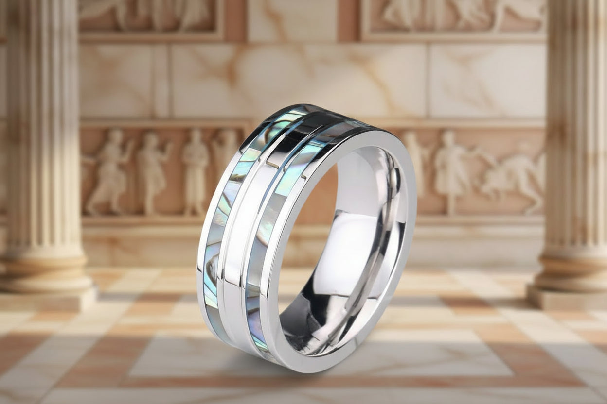 Bague "Aethel" – L'Éclat du Titane