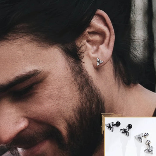 Piercing "Trigonis Steel" – L’Équilibre Géométrique