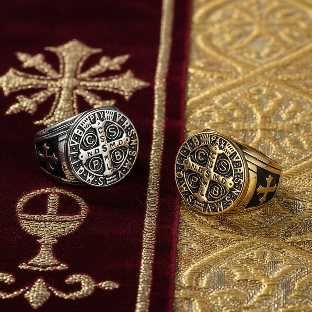 Chevalière "Nursia" – La Croix de Saint Benoît
