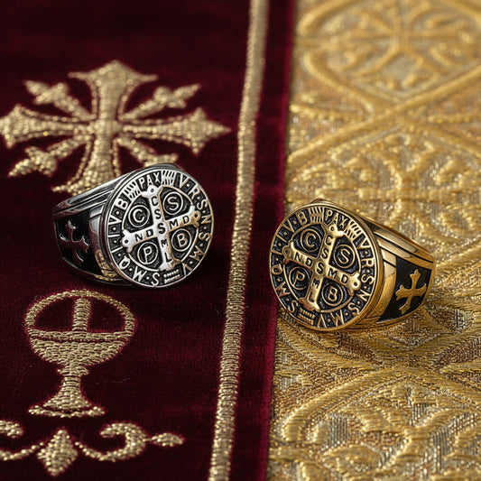 Chevalière "Nursia" – La Croix de Saint Benoît