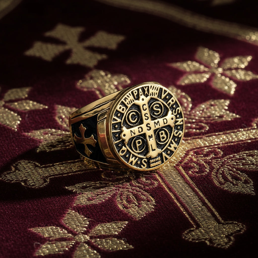 Chevalière "Nursia" – La Croix de Saint Benoît