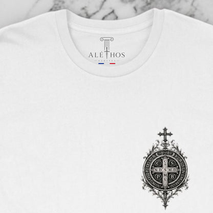 T-shirt Benedictio — Médaille de Saint Benoît | Made in France 🇫🇷