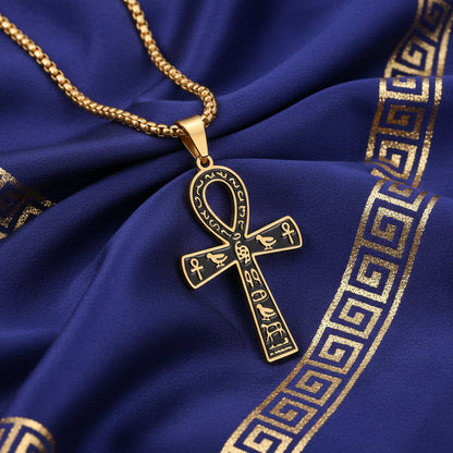 Collier "Ankhou" – La Croix de Vie Égyptienne