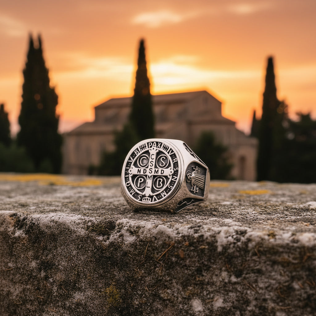 Chevalière "Benedictio" – Le Bouclier de la Foi