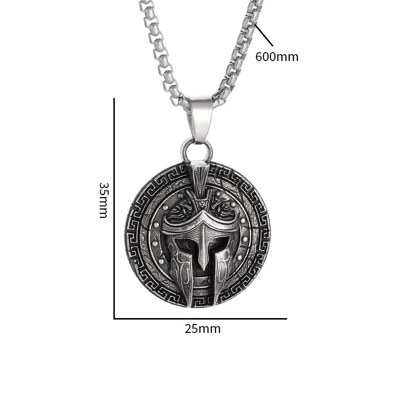 Collier "Aspis" – Le Bouclier de Sparte