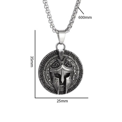 Collier "Aspis" – Le Bouclier de Sparte