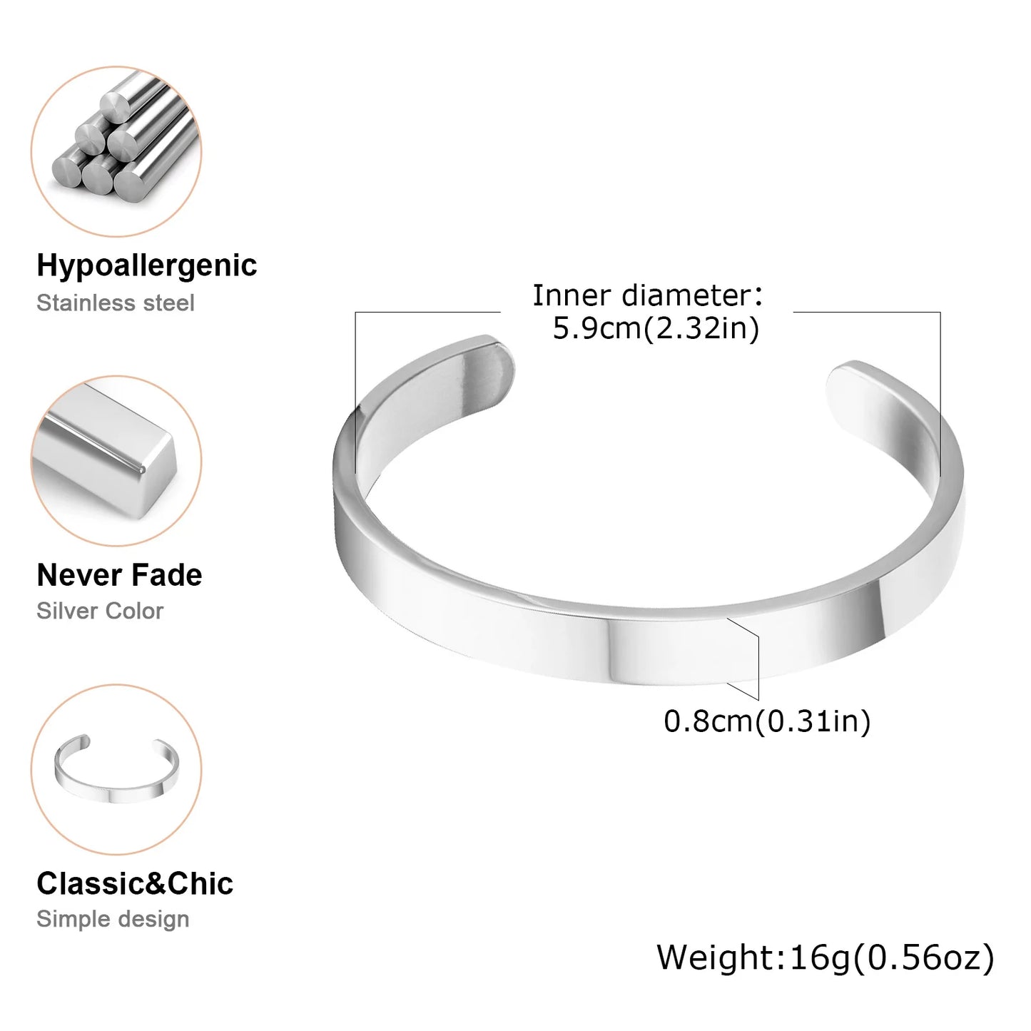 Bracelet Jonc "Nodus" – L'Épure Absolue