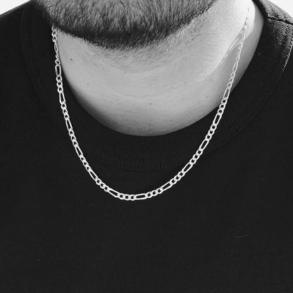 Collier "Héritage" – Chaîne à Mailles Cubaines en Acier Inoxydable