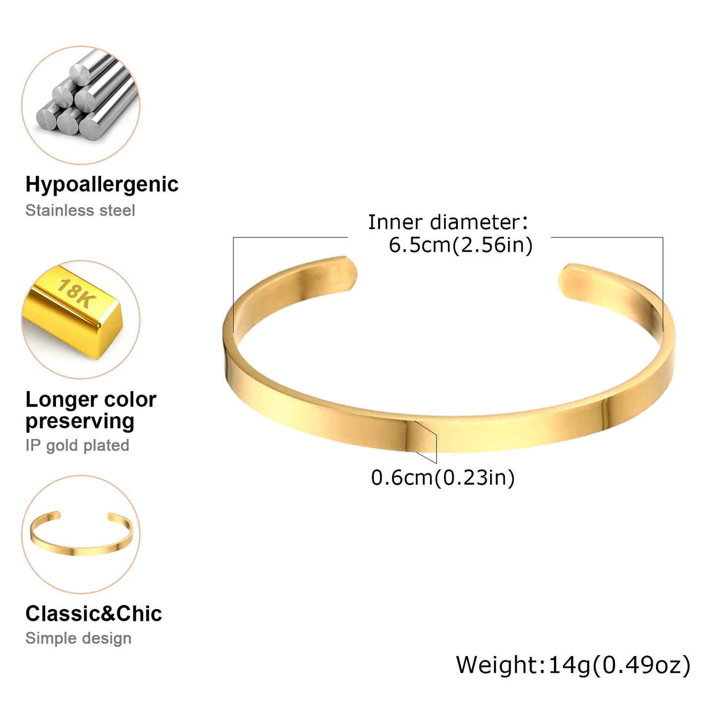 Bracelet Jonc "Nodus" – L'Épure Absolue