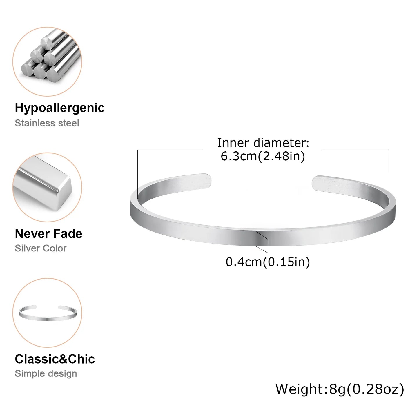Bracelet Jonc "Nodus" – L'Épure Absolue