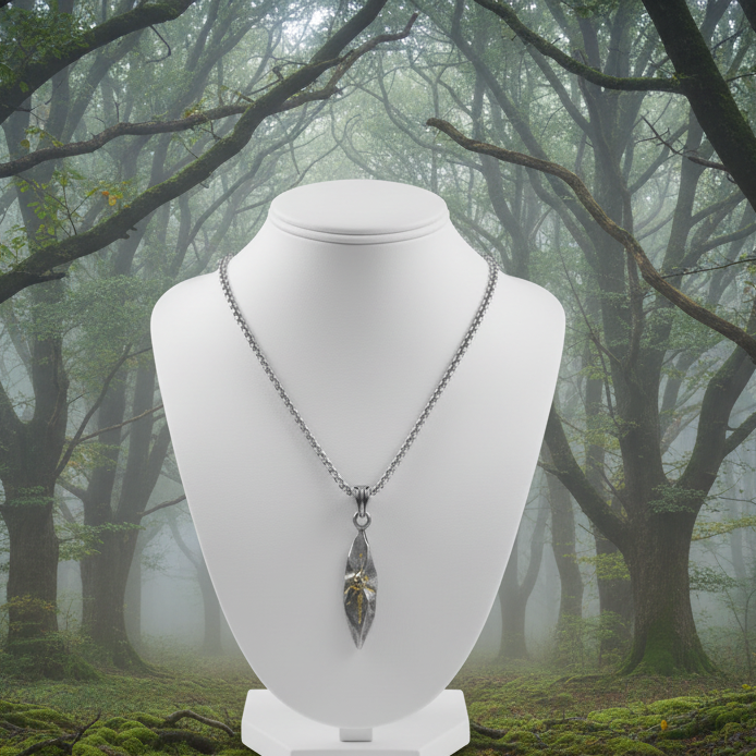 Collier "Menhir" – Le Sceau de la Terre