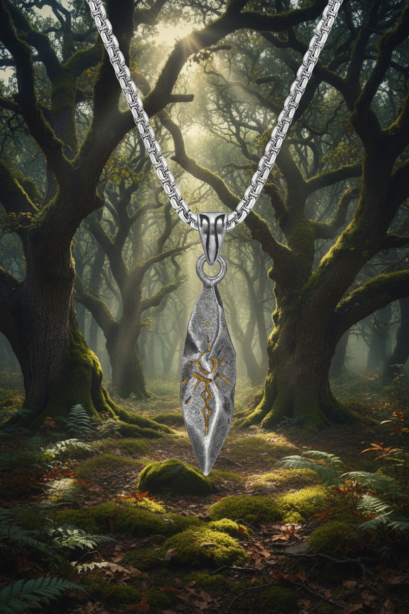 Collier "Menhir" – Le Sceau de la Terre