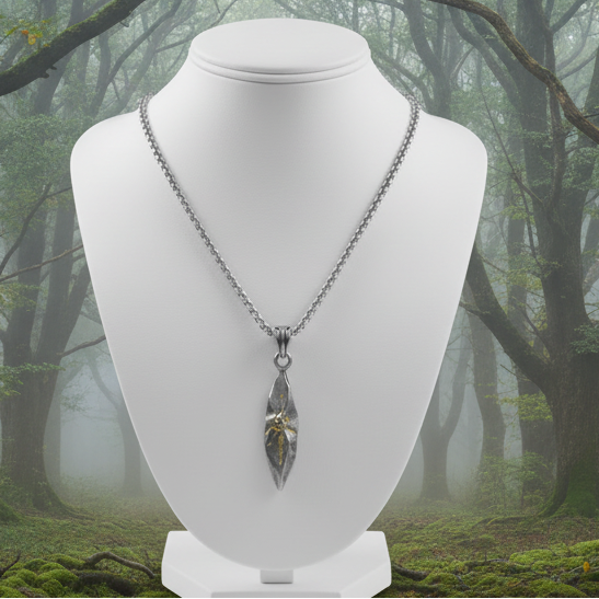 Collier "Menhir" – Le Sceau de la Terre