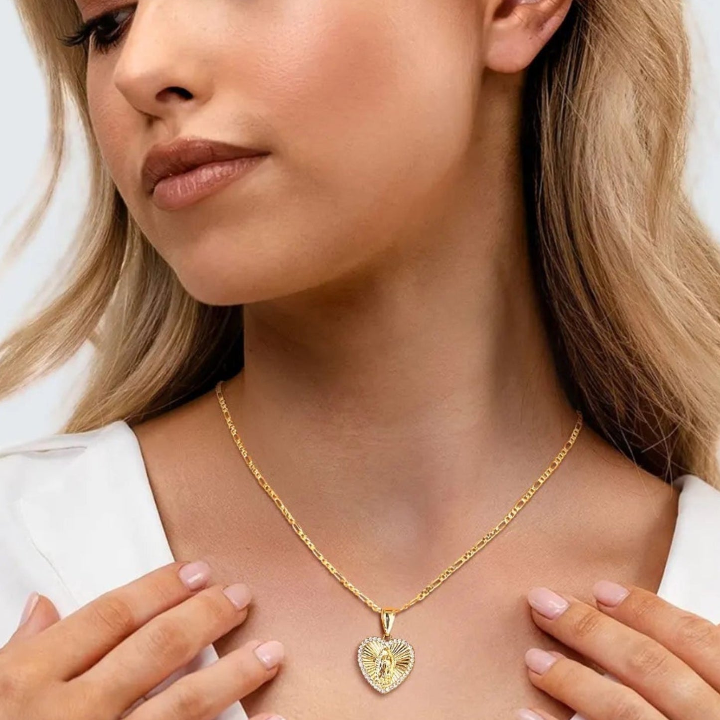 Collier "Sancta" – Le Cœur de la Vierge Marie