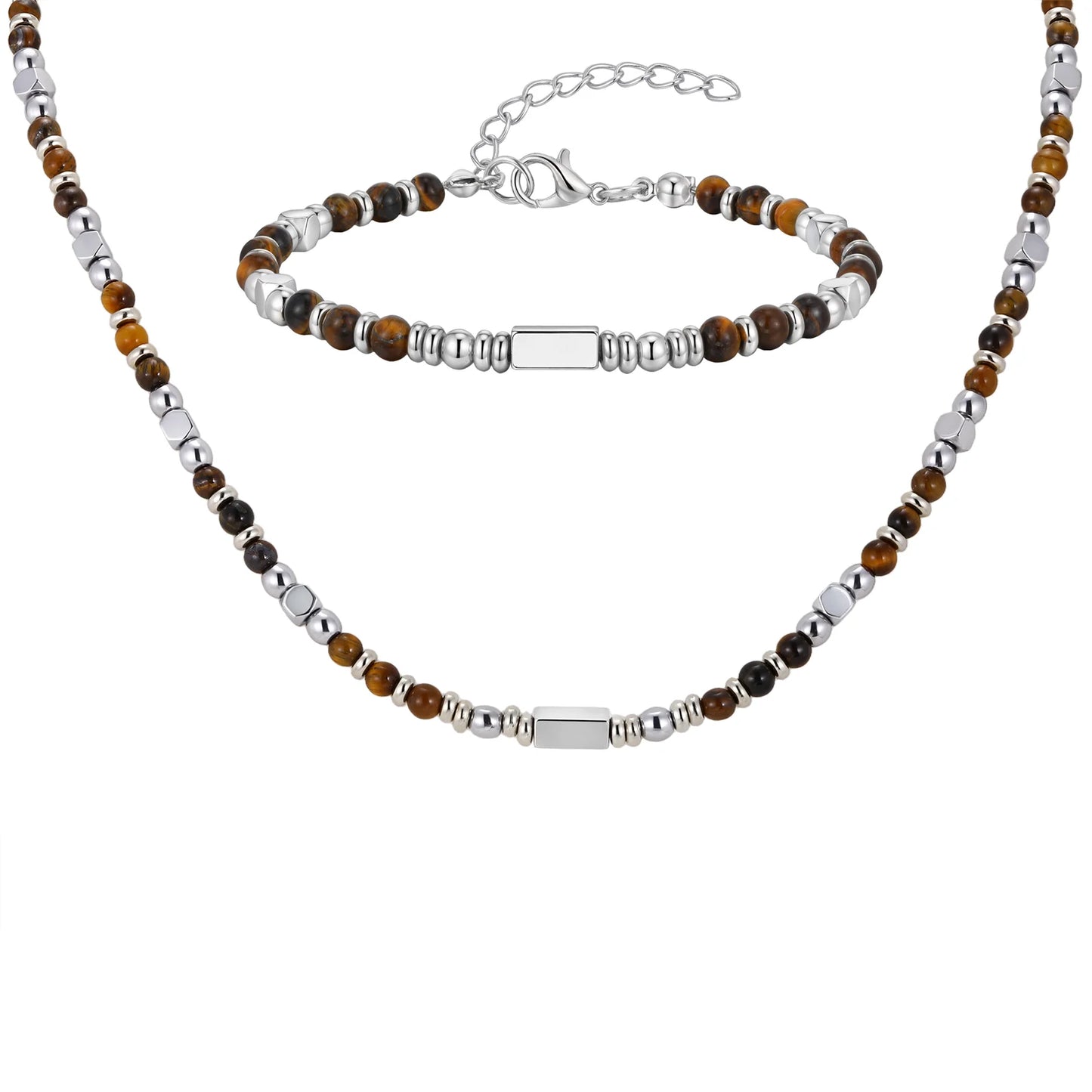 Duo "Elementum" Bracelet/Collier – Les Fondations de la Force