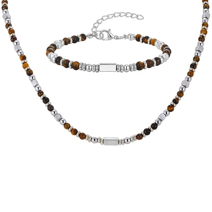 Duo "Elementum" Bracelet/Collier – Les Fondations de la Force