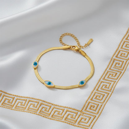 Bracelet "Thalassa" – L'Œil Protecteur Égée