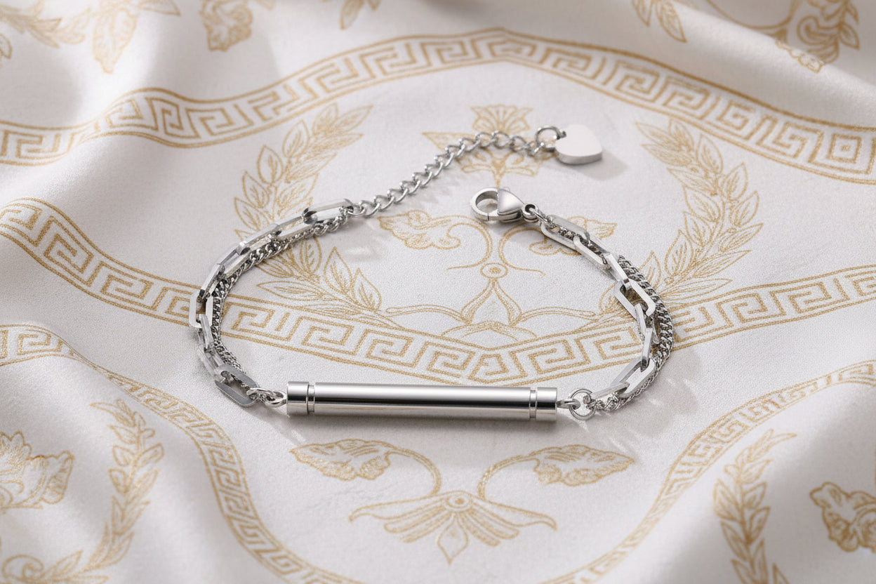 Bracelet "Agapi Aionia" – Le Sanctuaire de l'Amour Éternel