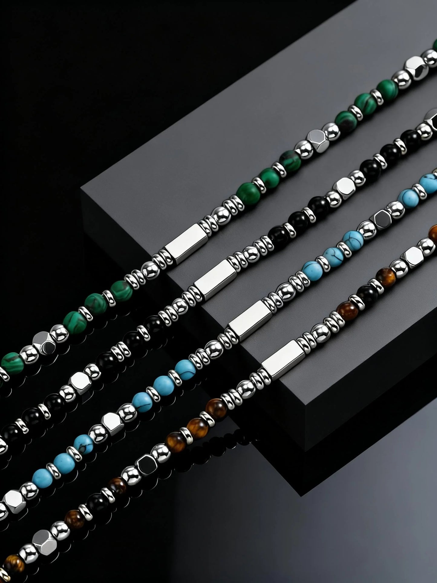 Duo "Elementum" Bracelet/Collier – Les Fondations de la Force