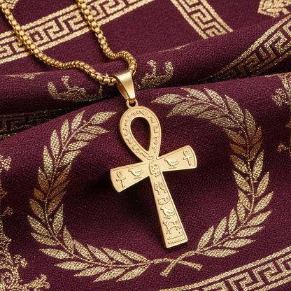 Collier "Ankhou" – La Croix de Vie Égyptienne