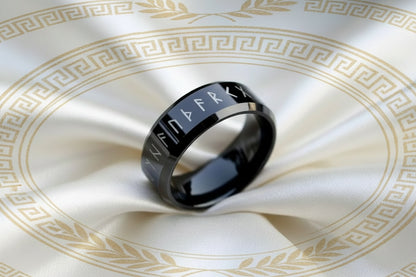 Bague "Aeterna Invinctus" – L'Anneau du Temps Suspendu - 10 fois plus dur que l'or 18 carats et 4 fois plus dur que le titane