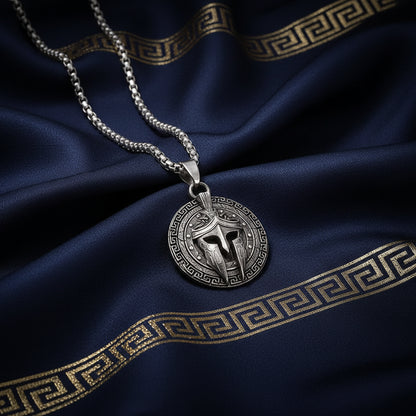 Collier "Aspis" – Le Bouclier de Sparte