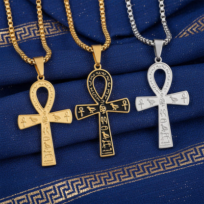 Collier "Ankhou" – La Croix de Vie Égyptienne