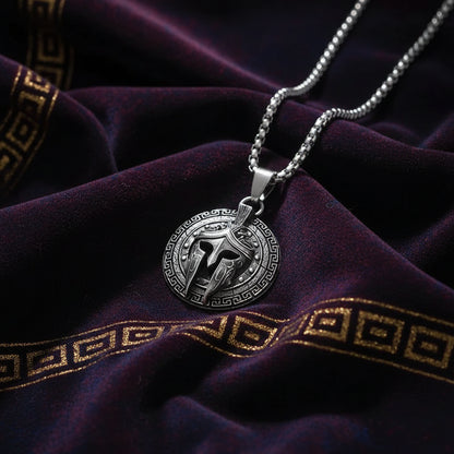 Collier "Aspis" – Le Bouclier de Sparte