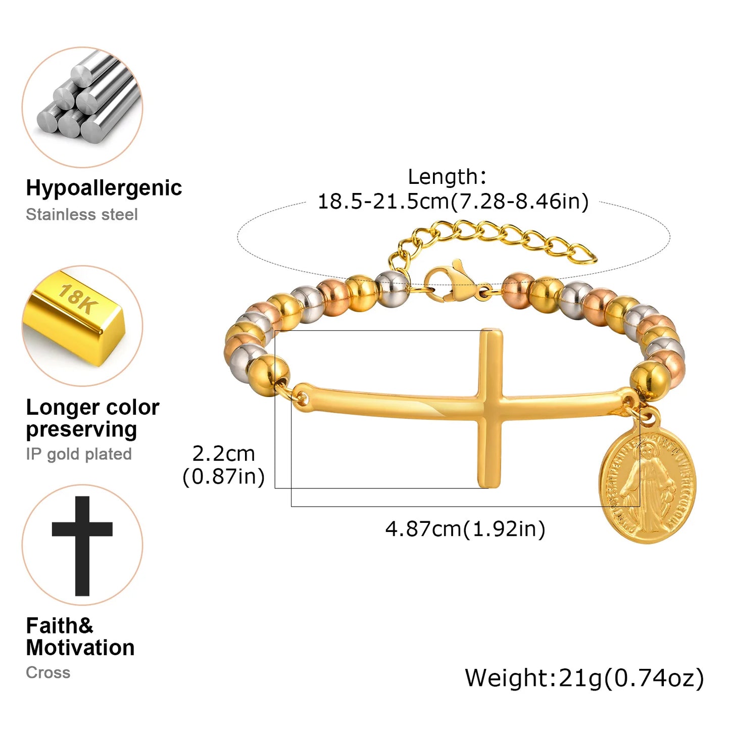 Bracelet "Gratia" – La Médaille Miraculeuse