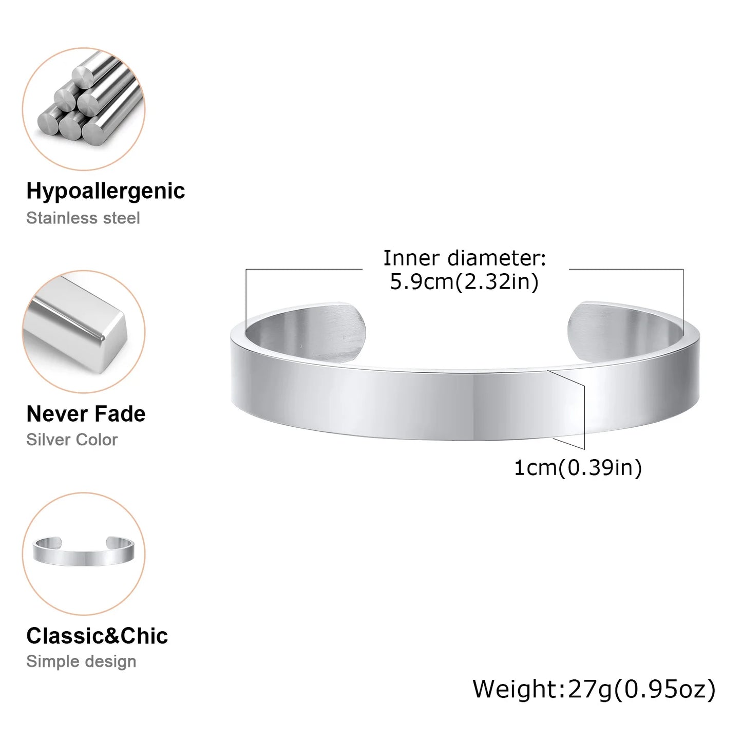 Bracelet Jonc "Nodus" – L'Épure Absolue