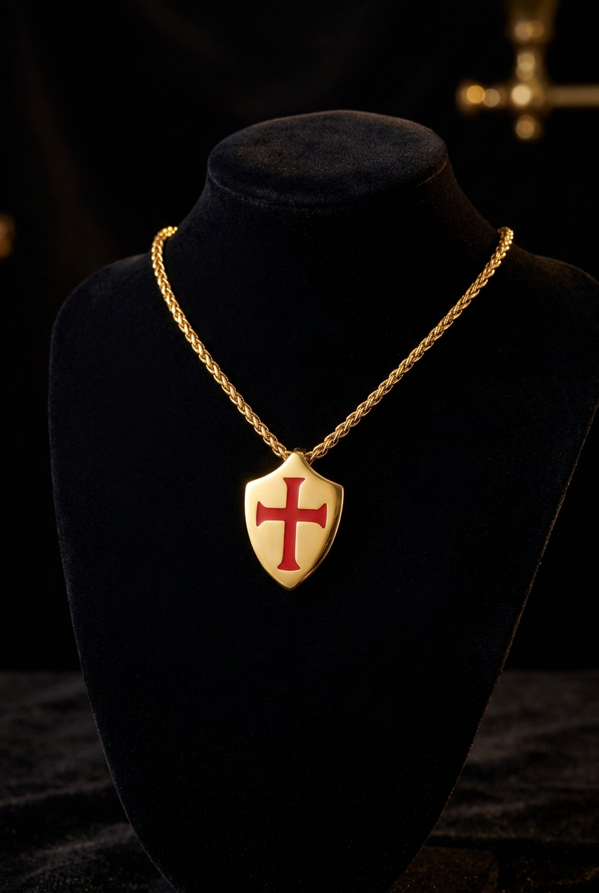 Collier « Clipeus Fidei » – Le Bouclier de la Foi
