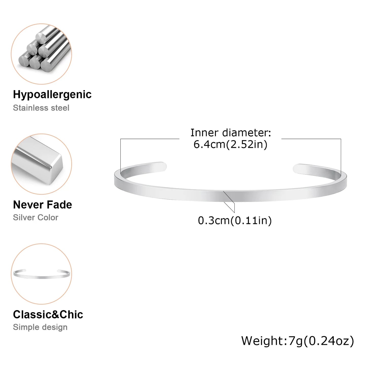 Bracelet Jonc "Nodus" – L'Épure Absolue