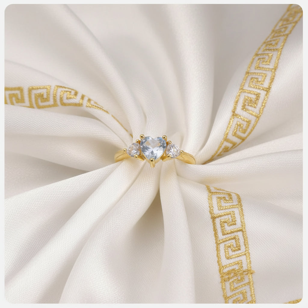 Bague Ajustable "Amare" – La Promesse du Cœur