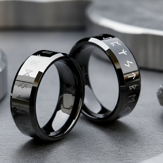 Bague "Aeterna Invinctus" – L'Anneau du Temps Suspendu - 10 fois plus dur que l'or 18 carats et 4 fois plus dur que le titane