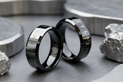 Bague "Aeterna Invinctus" – L'Anneau du Temps Suspendu - 10 fois plus dur que l'or 18 carats et 4 fois plus dur que le titane