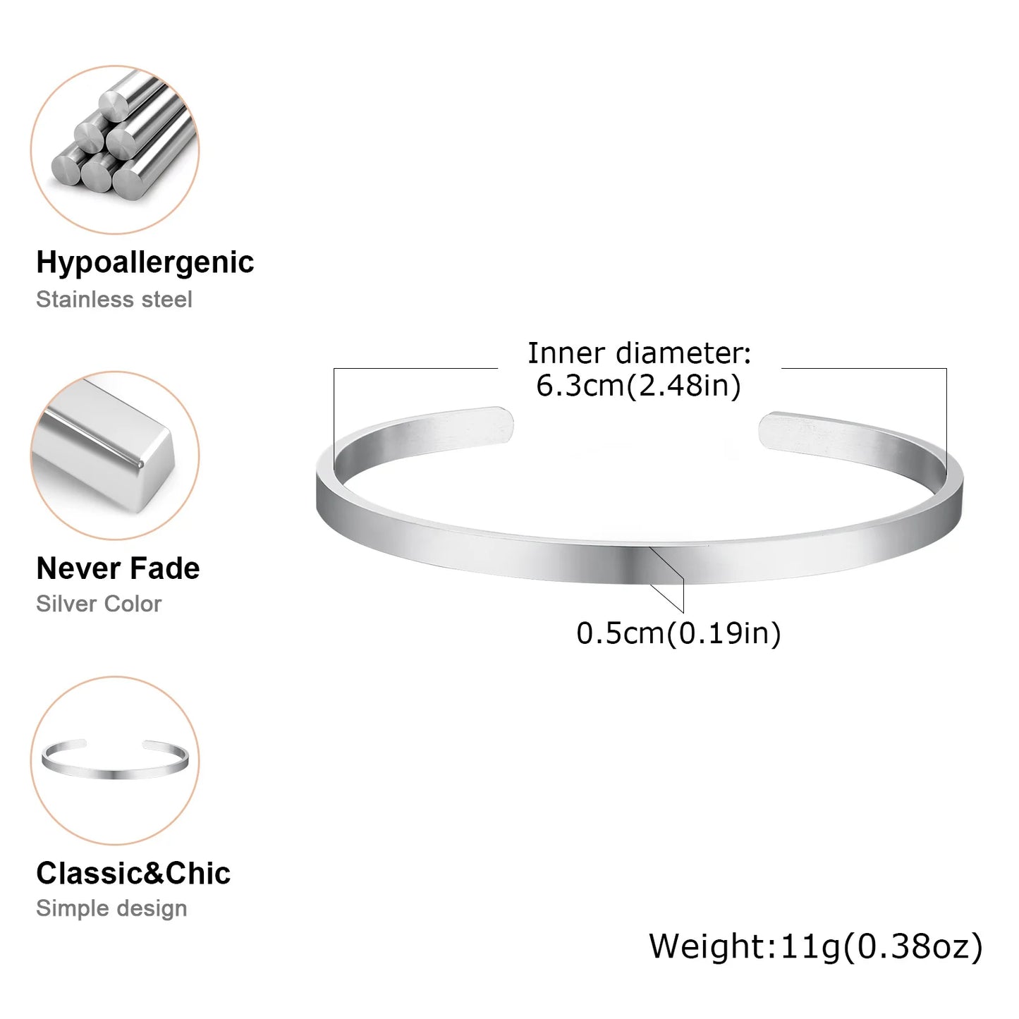 Bracelet Jonc "Nodus" – L'Épure Absolue