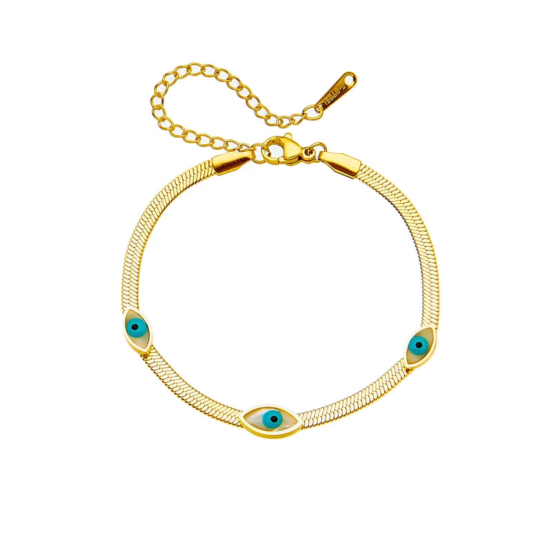 Bracelet "Thalassa" – L'Œil Protecteur Égée