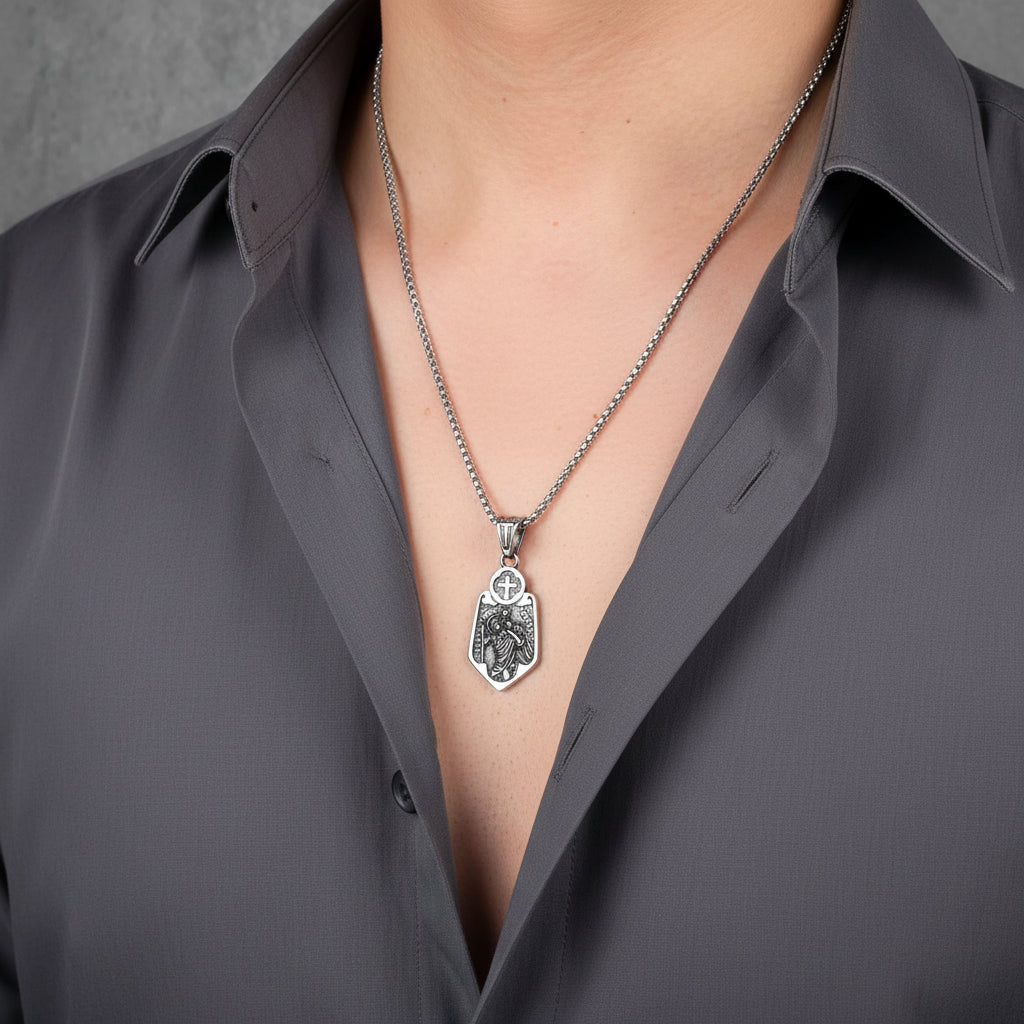 Collier "Viator" – Le Bouclier de Saint Christophe